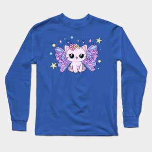 Kawaii Kitty Cat Fairy Long Sleeve T-Shirt